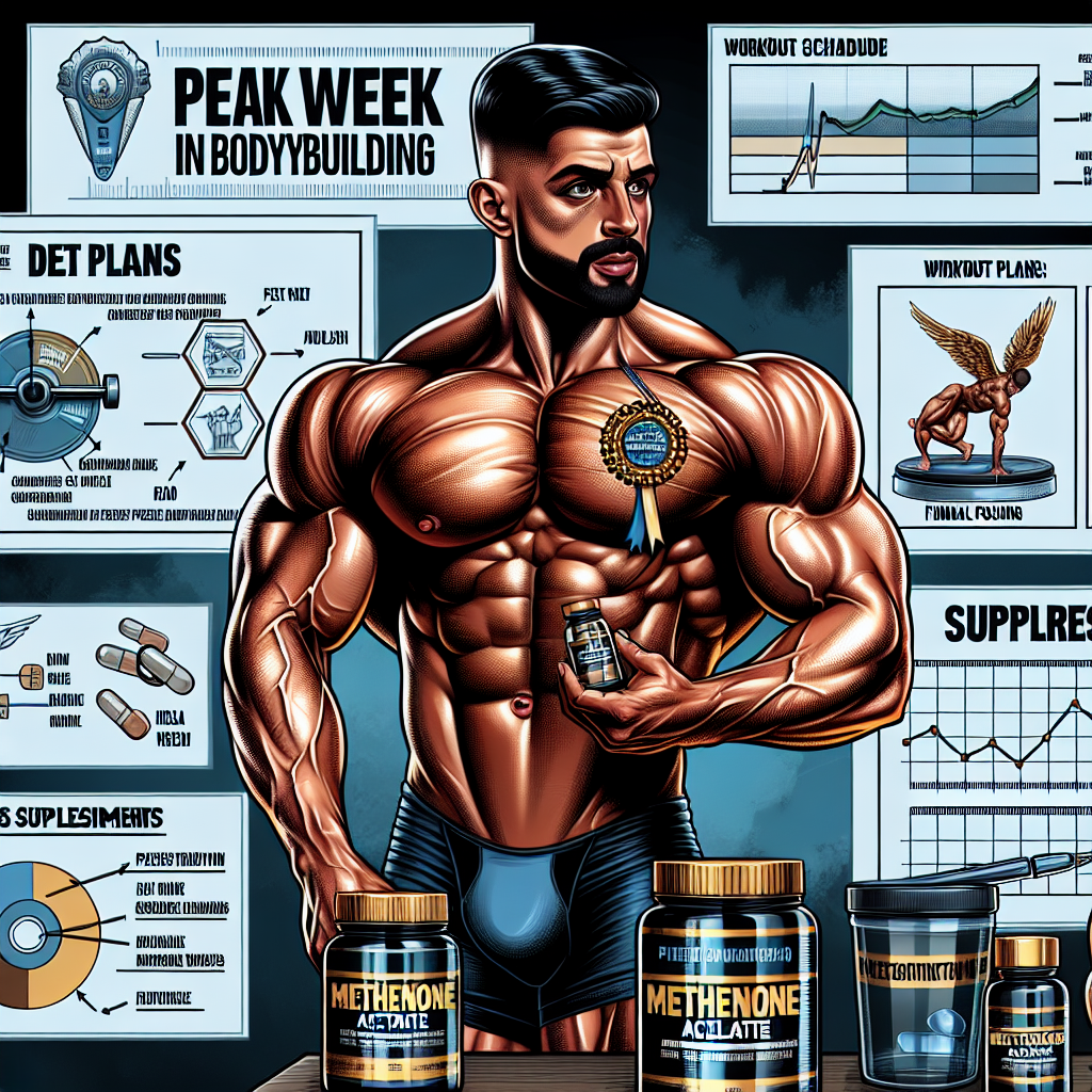 Peak Week im Bodybuilding: Einsatz von Methanolonacetat für den letzten Feinschliff